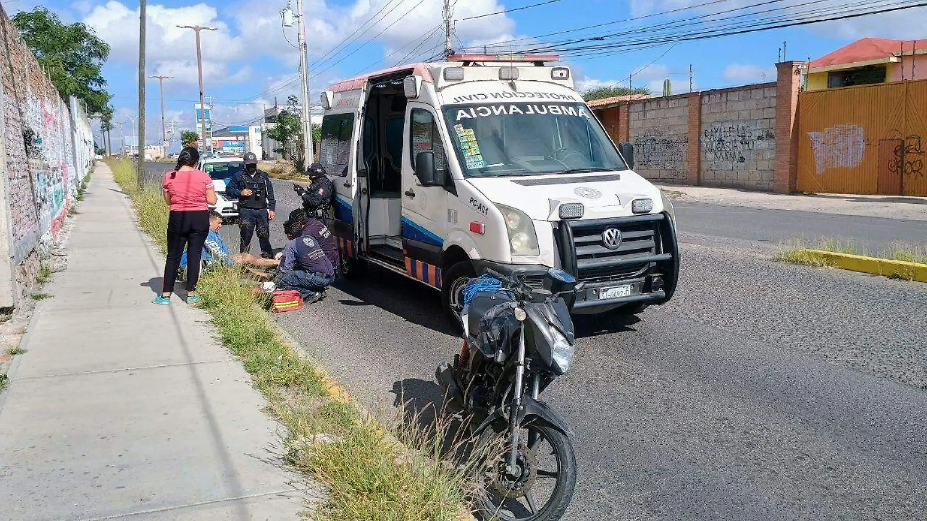 SJR POLI EL JOVEN TUVO UNA HERIDA